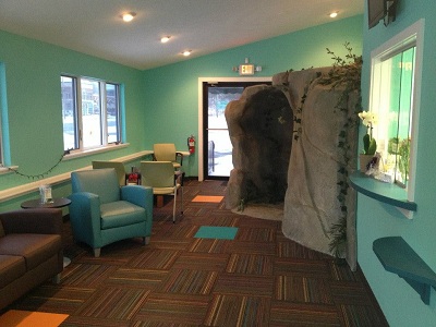 Our welcoming reception area and Grotto